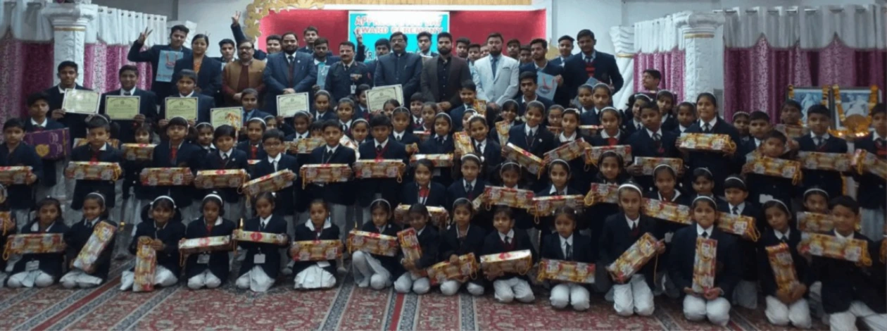 Celebrating Excellence - Honoring the Achievements of Our Talented Students at the Award Ceremony at Amar Nath Vidya Ashram Mathura